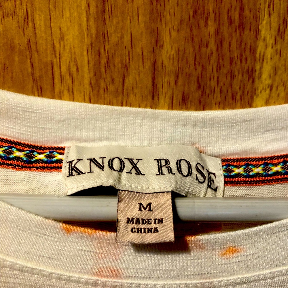 KnoxRose Short sleeve soft flutter sleeve tee…never worn